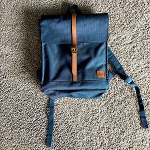 Herschel denim backpack
